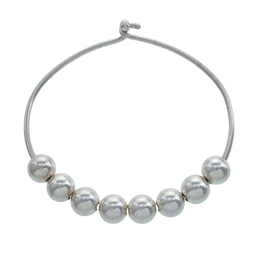 Vintage Silver Beaded Bracelet
